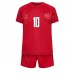 Cheap Denmark Christian Eriksen #10 Home Football Kit Children World Cup 2022 Short Sleeve (+ pants)